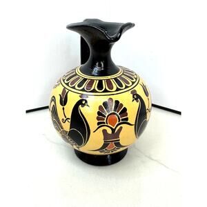 Greek Handmade/Painted Ancient Corinthian Inspired Art Pottery D. Vassilopoulos
